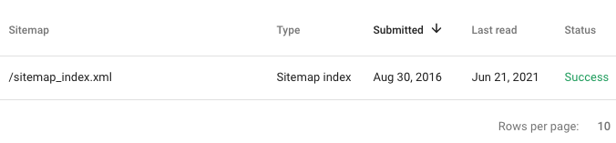 add sitemap to search console