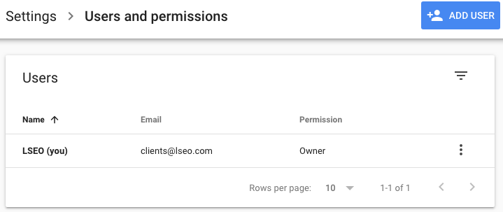 add users to search console