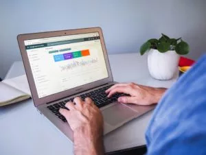 Person Using Google Search Console
