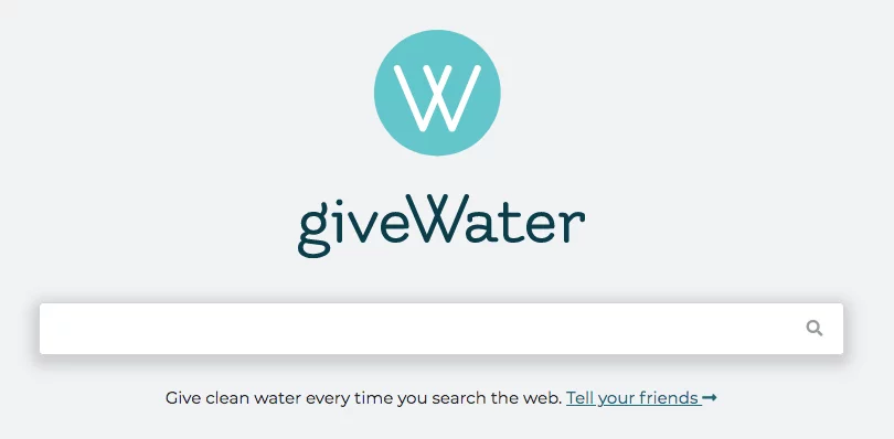 givewater search engine