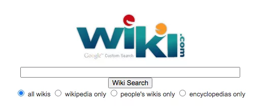 wiki.com search engine