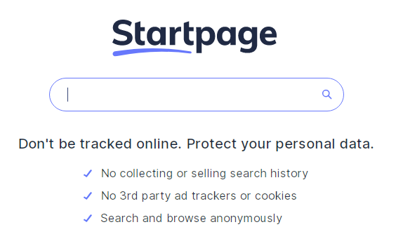 Startpage search engine
