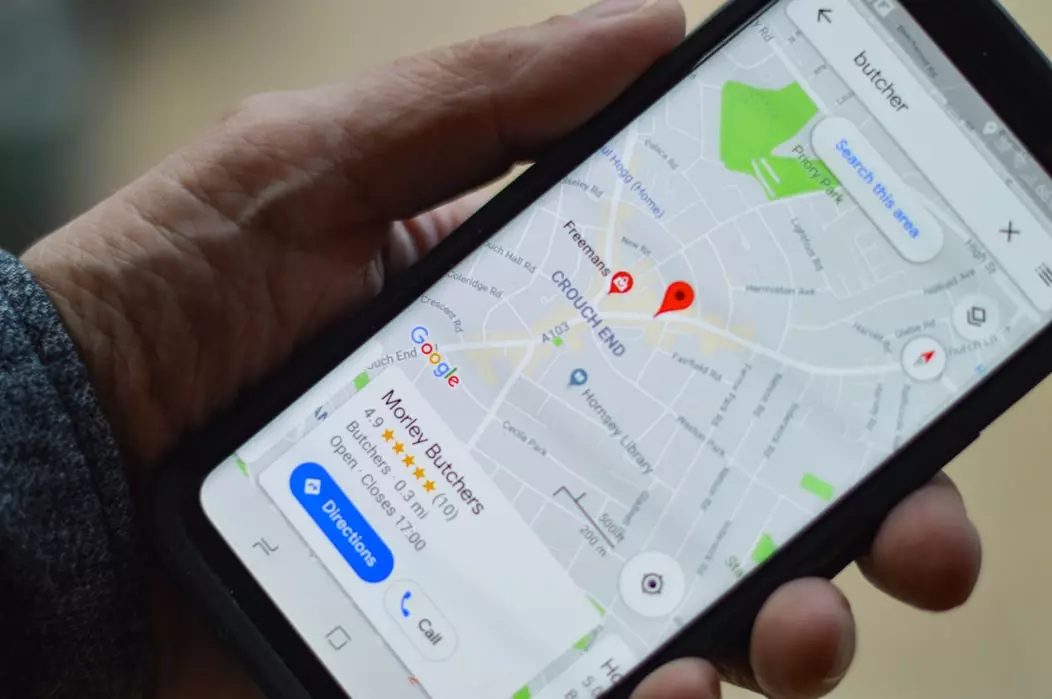 map with pin