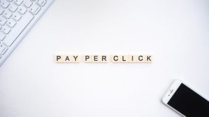 letters put together to spell “pay per click”