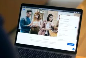 a professional homepage of a website